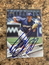 Junior Guerra Signed 2017 Topps Auto Milwaukee Brewers