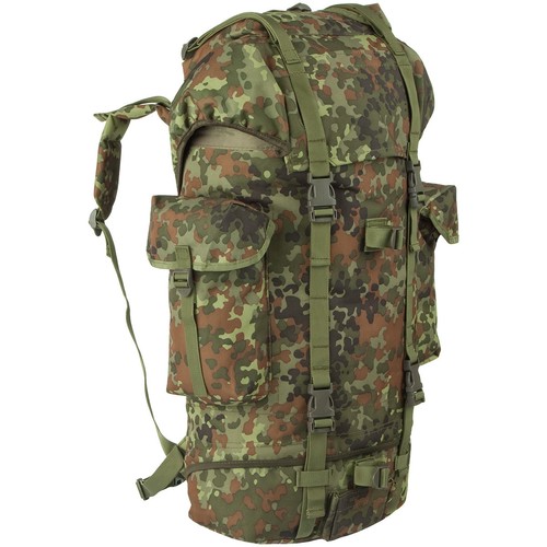 Tedesco Pattuglia Dell'Esercito Pack Zaino Da Montagna Zaino Militare 65L  Fleckt | eBay
