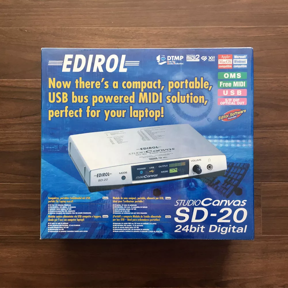 EDIROL by Roland SD-20 STUDIO Canvas 24bit Digital