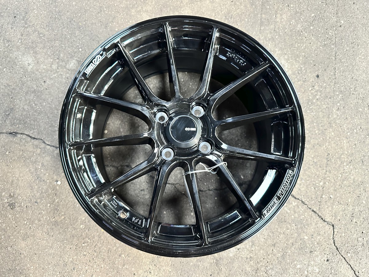 New 15x7 ENKEI TUNING SC48 BLACK 4x100 Fit Honda Acura Toyota