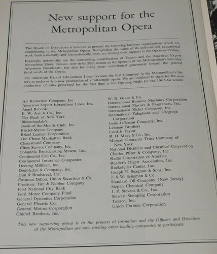 1965/66 Metropolitan Opera Promotional Brochure/Program Faust Roles Sydney Opera - Picture 10 of 10