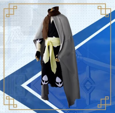 Anime Dororo Hyakkimaru Kimono Cosplay Costume Aldult Unisex Cloak Kimono