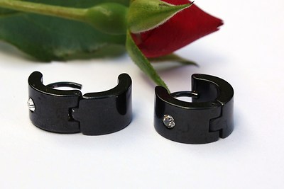 Boucles D'oreilles Cerceaux Pliants En Acier Inoxydable 316L - Neuf Sans Emballage