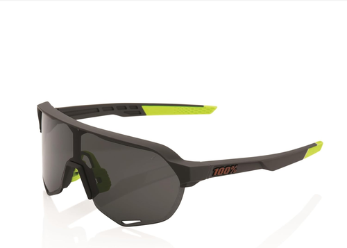 S2 Sport Performance Cycling Sunglasses (Soft Tact Cool Grey - Smoke Lens)