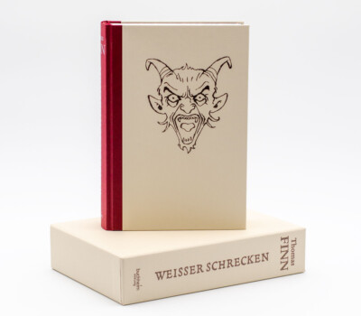 WEISSER SCHRECKEN, signiert, Thomas Finn, 777 Stück - Deutsche Ausgabe