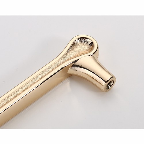 Bright Gold Kitchen Cabinet Handle Drawer Pulls Cupboard Door Knobs Zinc Alloy - Picture 10 of 15