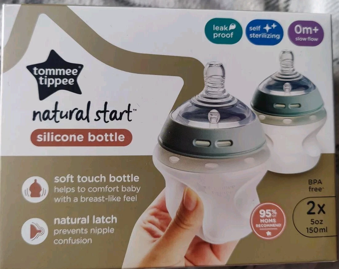 Tommee Tippee Natural Start Silicone Bottle Set - 2 Pack
