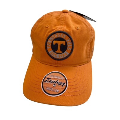 Zephyr Tennessee Vols Embroidered Baseball Cap OS Adjustable Orange Outdoor NEW