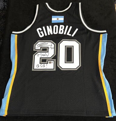 Manu Ginobili signed San Antonio 