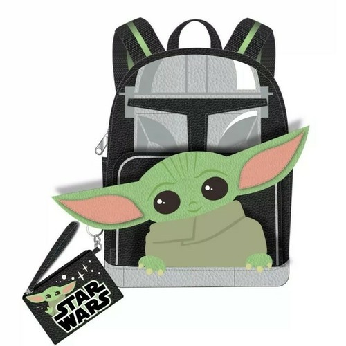 Baby Yoda Mini Backpack Bag Star Wars Mandalorian The Child Coin Purse