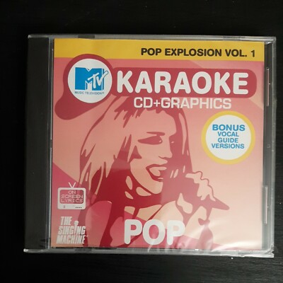 MTV Pop Explosion, Vol. 1 [PA] The Singing Machine CD, New/Sealed, Free Shipping