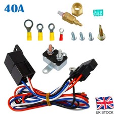Universal Electric Fuel Pump Relay Kit Fuel Pump Wiring Harness Kit For 12V Car