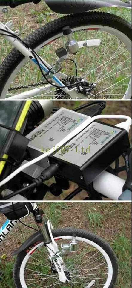 1 Set Generator Bicycle Bike Dynamo W/USB & Stabilizer for Cellphone Charger New - Image 4 of 4