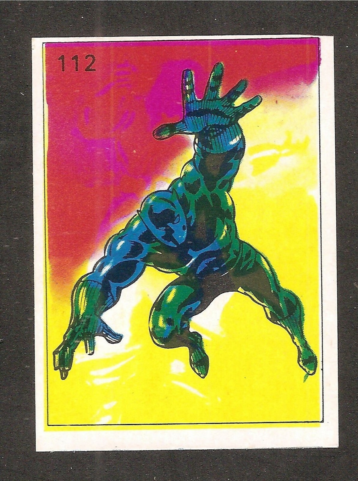 1980 Marvel Super Heroes Venezuela Sticker Black Panther #112 Venezuelan RARE