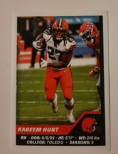 2021 Panini Sticker & Card Collection KAREEM HUNT sticker #141 