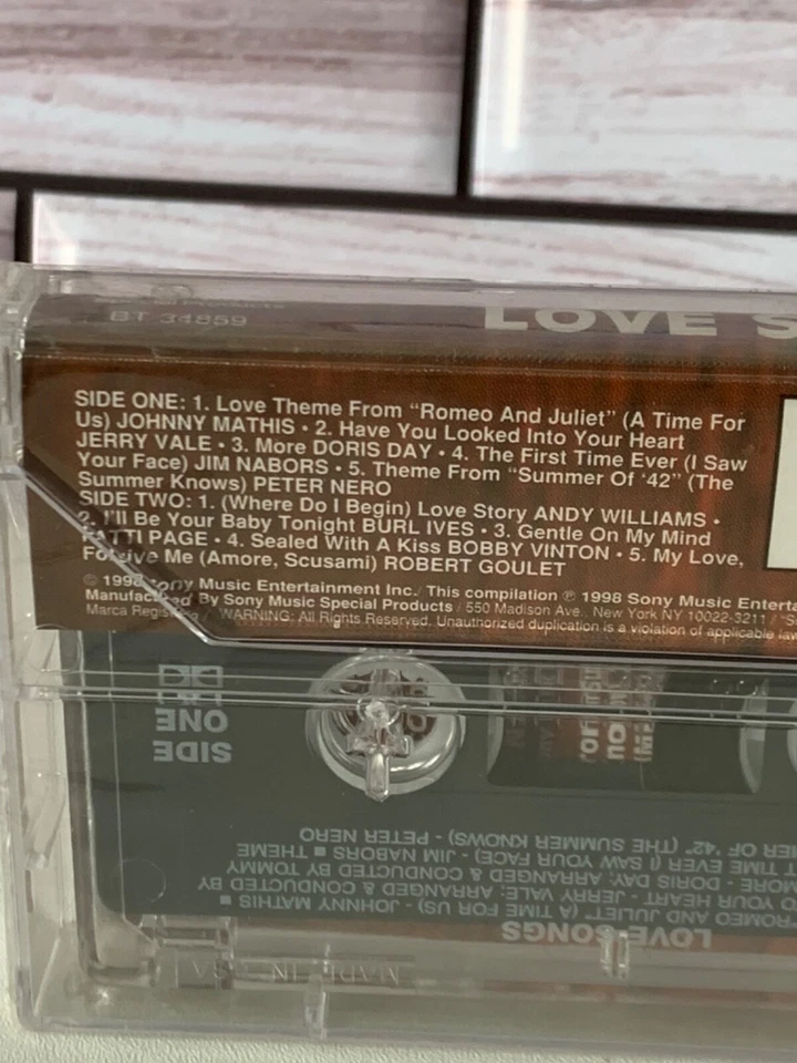 Love Songs : Audio Cassette  : NEW Sealed Easy Listening Romantic Summer Nights - Image 4 of 4