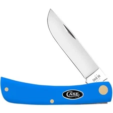 CASE XX KNIFE- SOD BUSTER Jr. - BLUE HANDLES #68905 - S/STEEL BLADE - 3 5/8" NIB