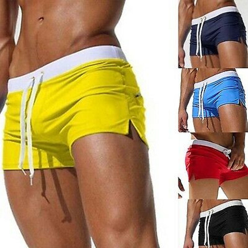 Men Swim Shorts Swimwear Swimming Trunks Underwear Boxer Briefs Pants S-2xl - Picture 1 of 16