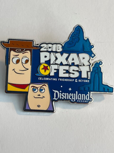 DLR 2018 Pixar Fest Toy Story Woody Buzz Lightyear Disney Pin (A6)