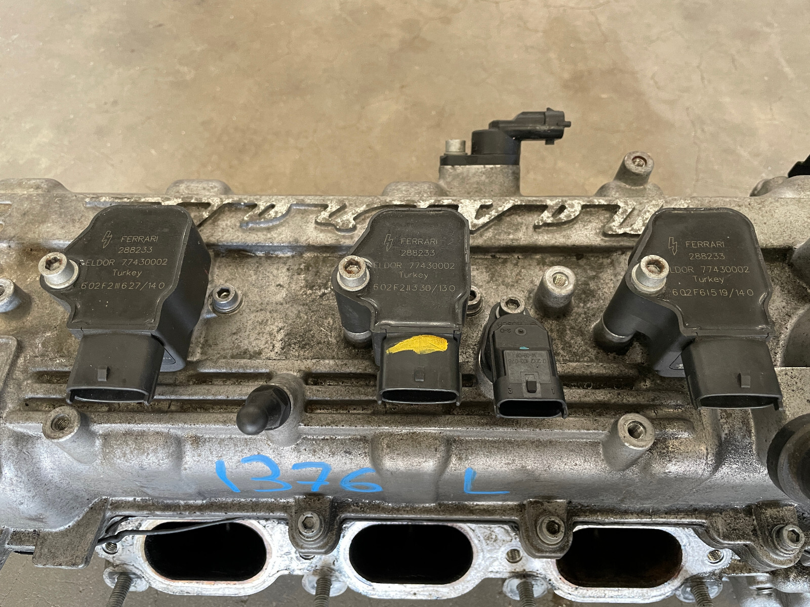 14-20 MASERATI GHIBLI LEFT DRIVER SIDE ENGINE CYLINDER HEAD 1376 OEM