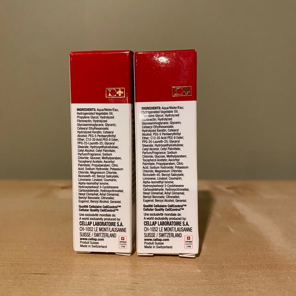 2 cremas contorno de ojos Cellular Cellcosmet nuevas en caja 0,11 oz/3 ml cada una, TOTAL 0,22 oz/6 ml Foto 2 de 3
