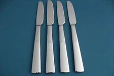 4 Dinner Knives Solid Villeroy & Boch CHANCELLOR Stainless Indonesia NEW 8 7/8"
