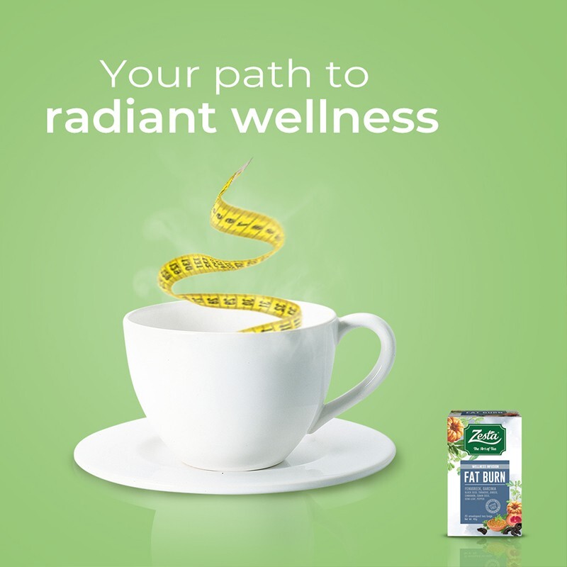 Zesta Ceylon Fat Burn Tea 20 bags Ceylon Wellness Infusion immune boost