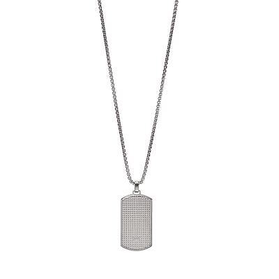 Emporio Armani Mens Necklace EGS2906040 Stainless Steel | eBay