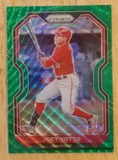 2021 Panini Prizm Baseball JOEY VOTTO Green Wave Prizm Tier III #221