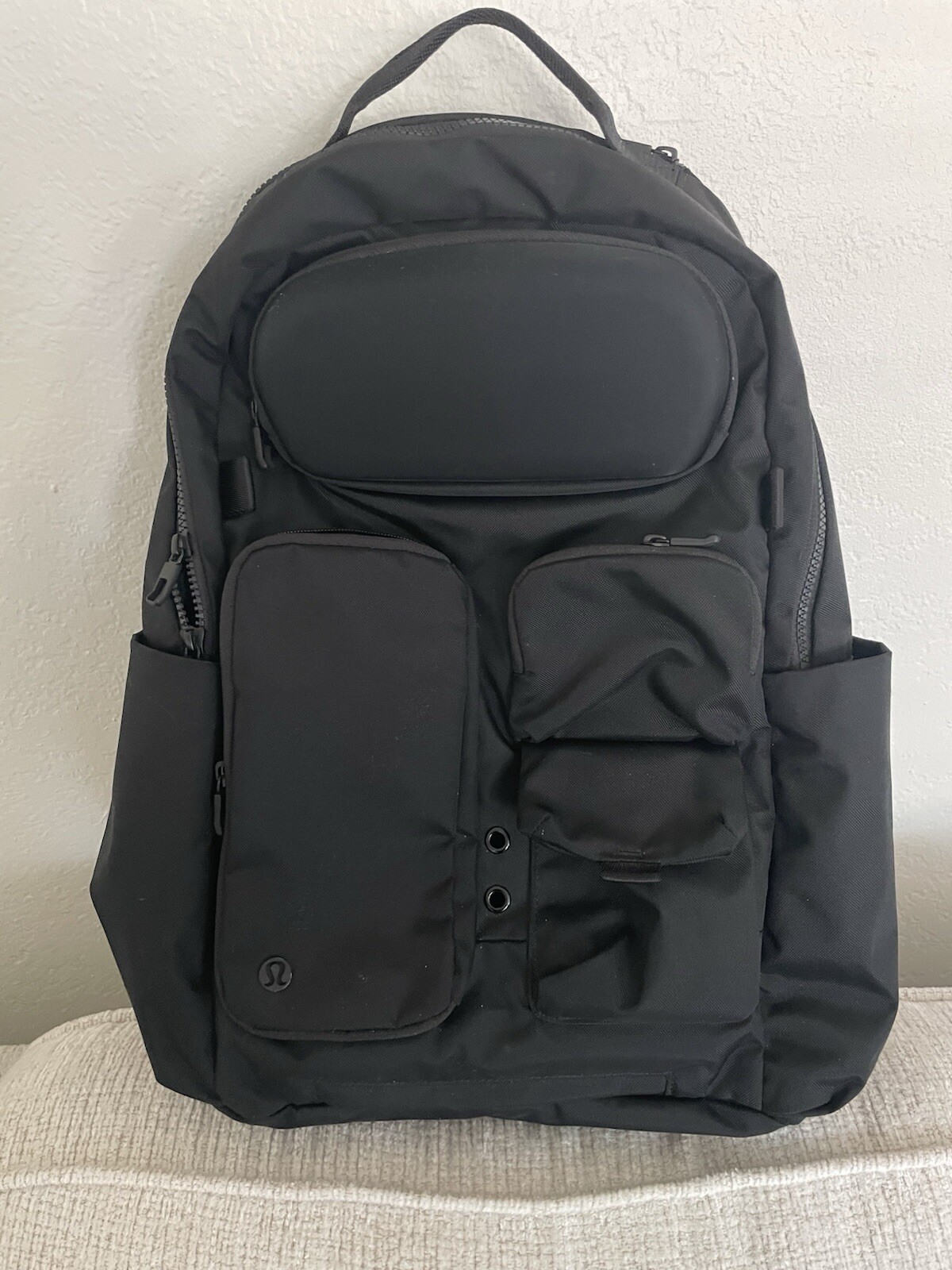 Lululemon Large Cruiser Backpack in Black with Multiple Organizer Pockets