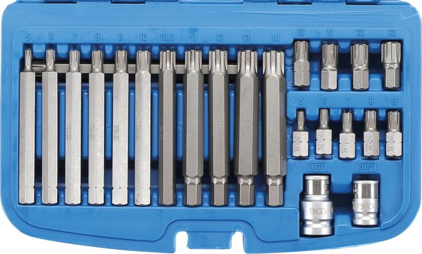 Bgs 22X Ribe Bits Bit NüSse Bitsatz +M10.3 Vag Keil Profil M5-M13 Nuss Bitnuss-image