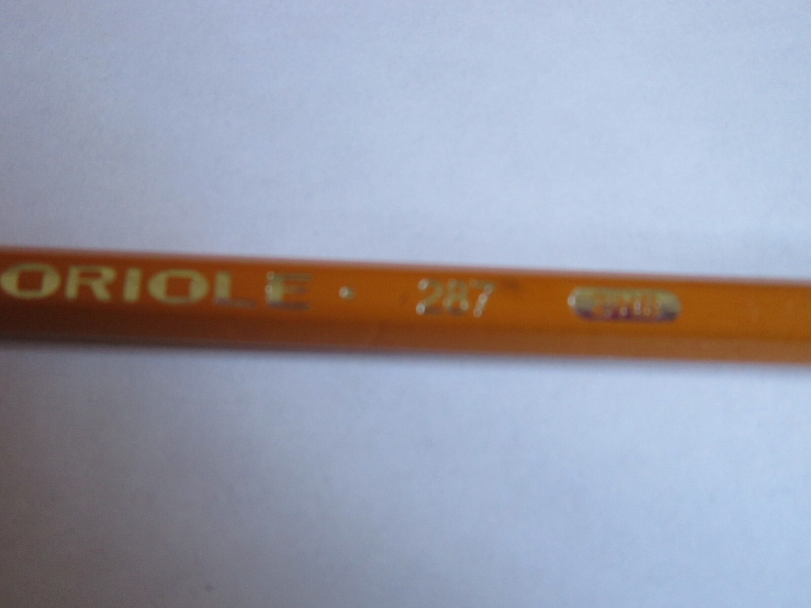 Vintage Collectible Pencil Dixon ORIOLE 287 2/HB FREE SHIP