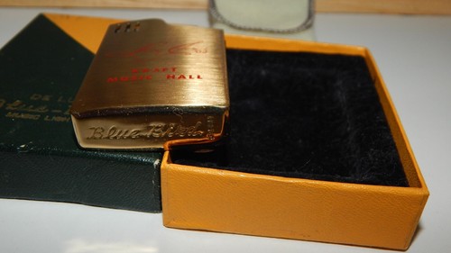 BLUE BIRD Music Lighter Perry Como's Kraft Music Hall Unfired in Original Box - Picture 5 of 11