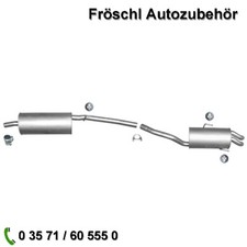 für Citroen C8 Peugeot 807 2.2i 158PS komplette Auspuffanlage Endtopf Kit a*