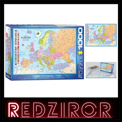 Challenge Yourself with Our 1000-Piece  Map Puzzle - Made in the USA