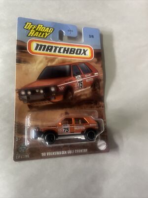 2024 Matchbox Off Road Rally 1990 Volkswagen Golf Country