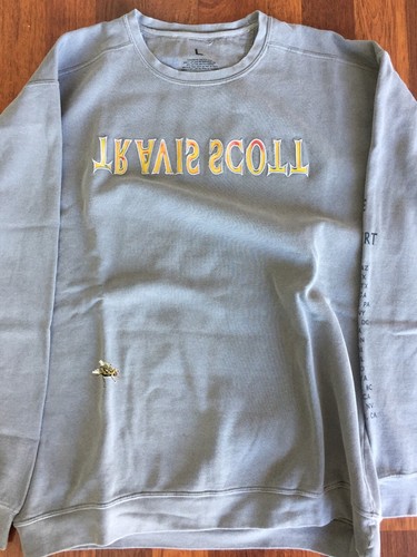 Travis Scott Astroworld Camaleón imprimir Color Cambiante Sudadera Talla L  —— | eBay