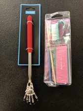 Diamond Cosmetics 5 Piece Manicure Kit + Bonus NuvoMed Hand Shaped Backscratcher