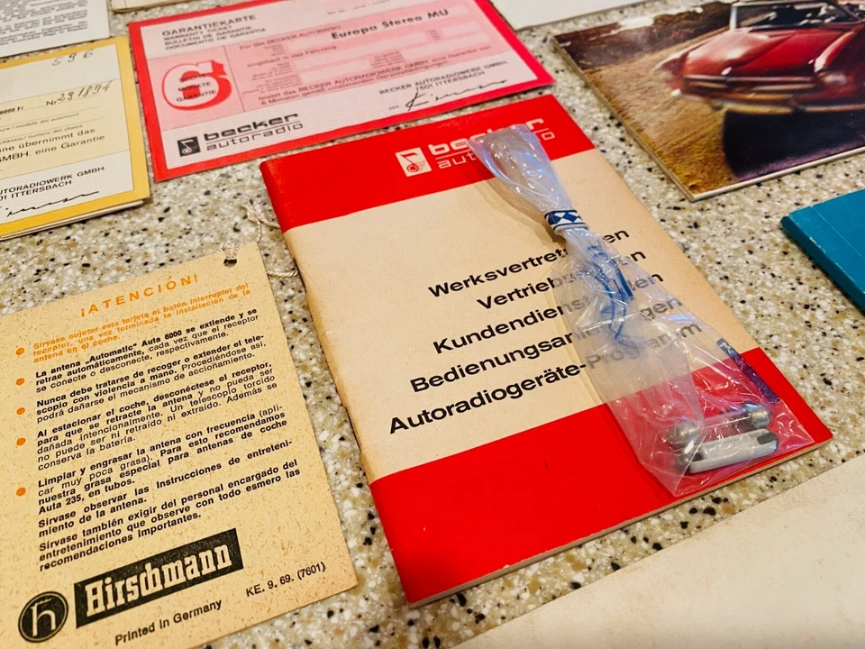 MERCEDES BENZ 250SL 280SL ПАГОДА ВЛАДЕЛЬЦЕВ РУКОВОДСТВО ПОЛНЫЙ КОМПЛЕКТ ОРИГИНАЛ - Изображение 4 из 4