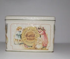 Washburn's Gold Medal Flour Recipe Box  1993 BristolWare Tin
