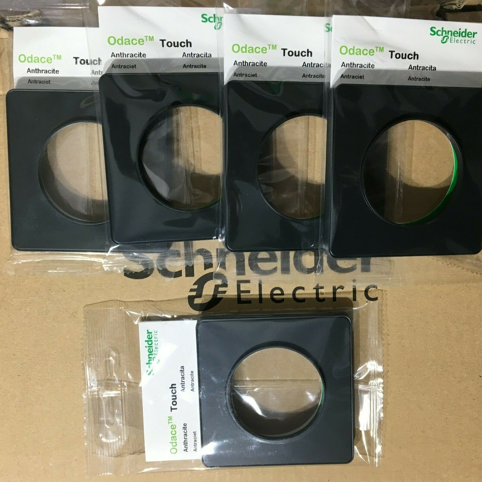 Schneider Electric - Plaque Odace Touch - 1 poste - Anthracite - Image 2