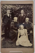 LING Family - Cabinet Card - Percy, Alfred, Mr & Mrs, Susie - listing # 6262