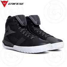 DAINESE SCARPE MOTO UOMO METRACTIVE AIR SHOES BLACK/WHITE OMOLOGATE NERO/BIANCO