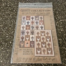 Frayed Flower Baskets Quilt Pattern The City Stitcher Quilt Collection 11
