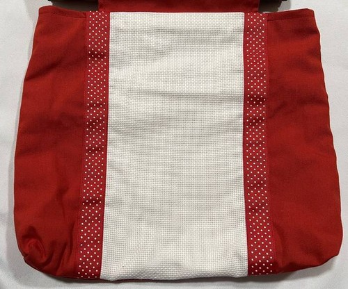 Blank Pre-Finished Counted Cross Stitch Tote Bag You Design 14-count - Picture 3 of 5