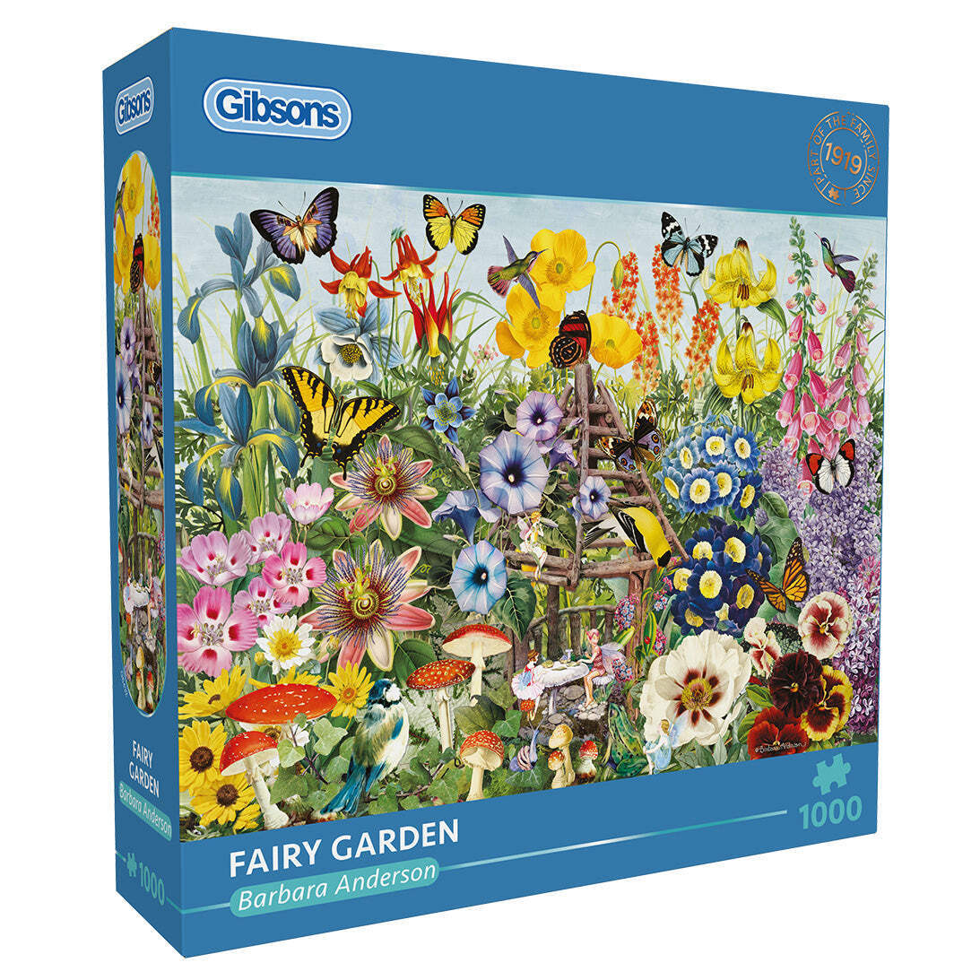 Gibsons Fairy Garden 1000 Piece Jigsaw Puzzle Blossom Flowers Artwork Adult Gift