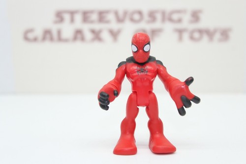  Playskool Marvel Super Hero Adventures Scarlet Spiderman From Venom Pack - Picture 1 of 2