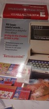 VTG VTech Talking Whiz Kid Vocabulary Builder 4E Cartridge Pamplet  Poster READ