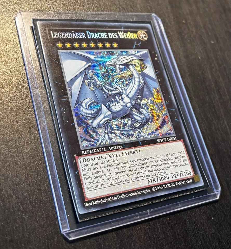 Yu-Gi-Oh! Legendärer Drache Des Weißen Secret Rare WSUP Near Mint 1. Auflage - Bild 3 von 4