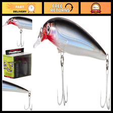Saltwater Fishing Lure, 4.75-Inch Silver X-Rap, High-Action Bait, 12 Pack